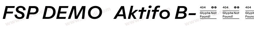 FSP DEMO   Aktifo B字体转换